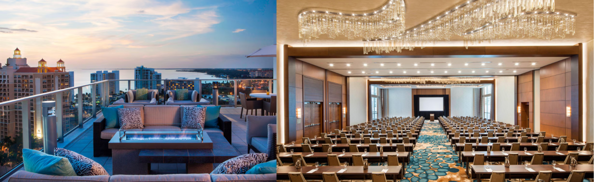 Westin roof and room